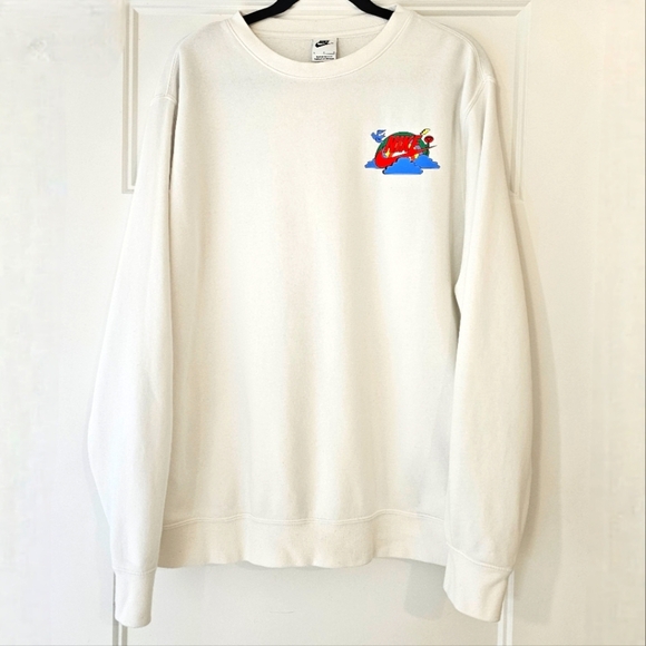 Nike Have A Nike Day Graphic Print Crew Sweatshirt  Sz Large - Picture 5 of 5